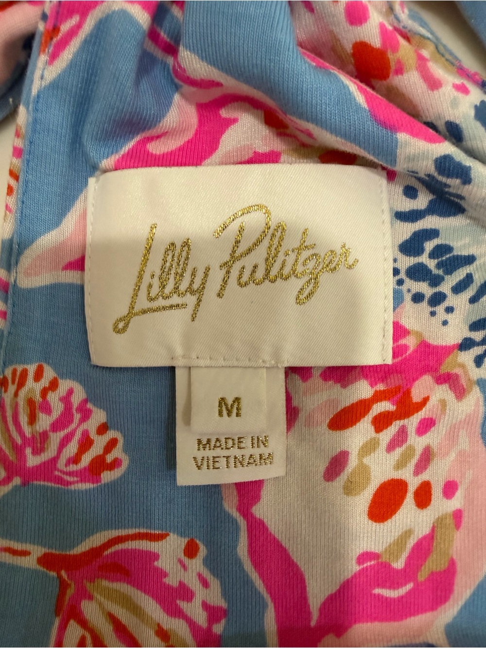 Lilly Pulitzer Camri Halter Romper "Bahamian Rhapsody" Size Medium - Picture 4 of 14